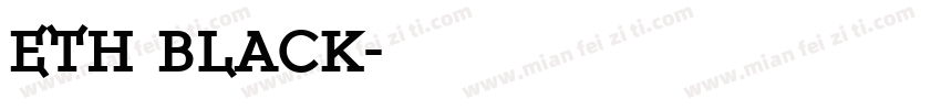 ETH Black字体转换
